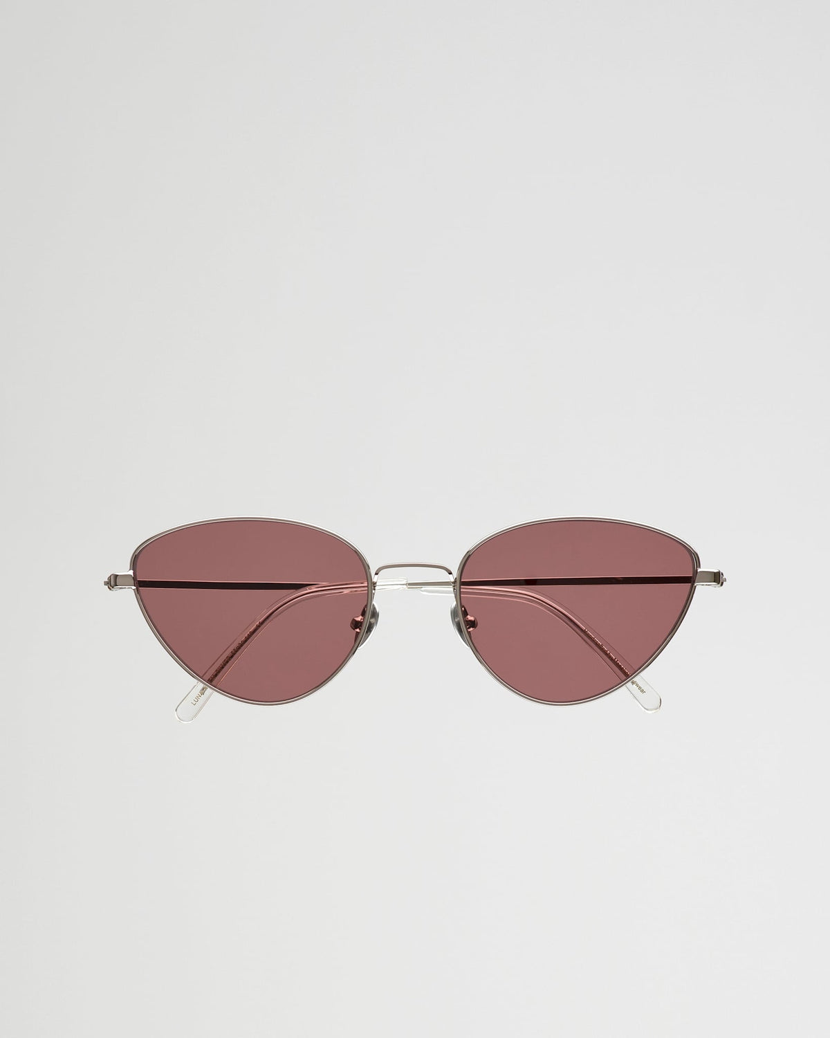 Luna Silver - pink solid lens