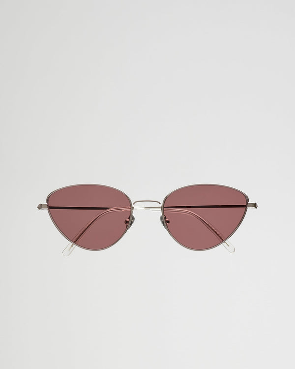 Luna Silver - pink solid lens