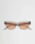 Memphis Grey - orange solid lens
