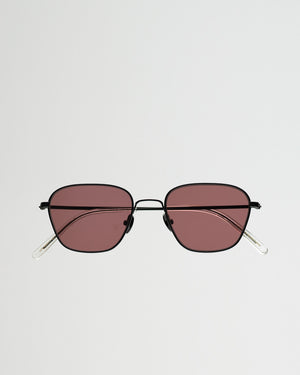 Otis Black - pink solid lens