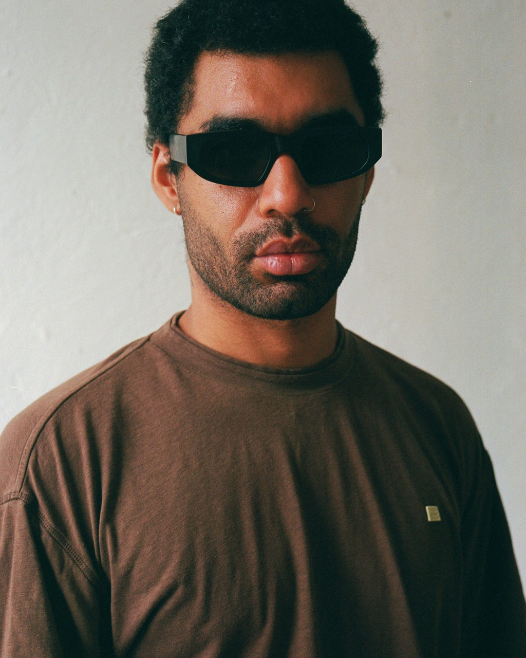 Eclipse matt Black - green solid lens