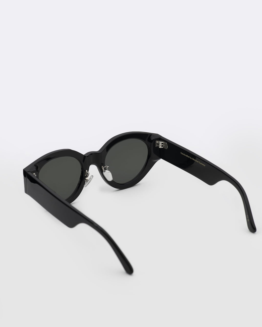 Polly Black - green solid lens
