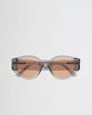 Polly Grey - orange solid lens