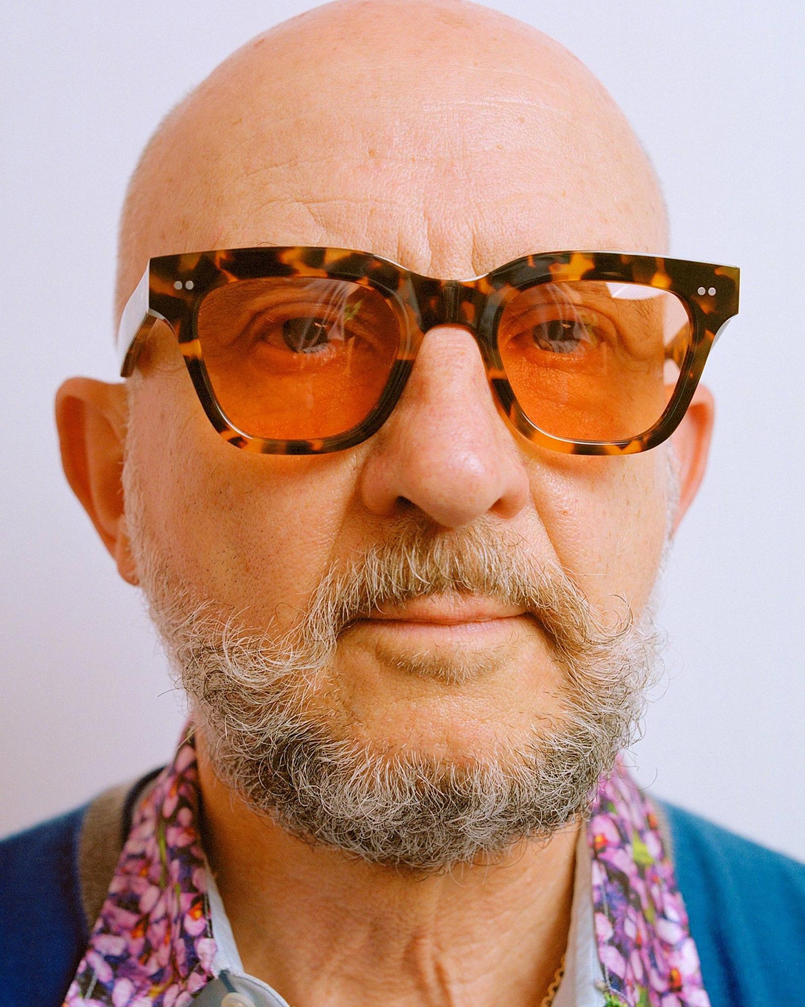 Ellis Havana - orange solid lens