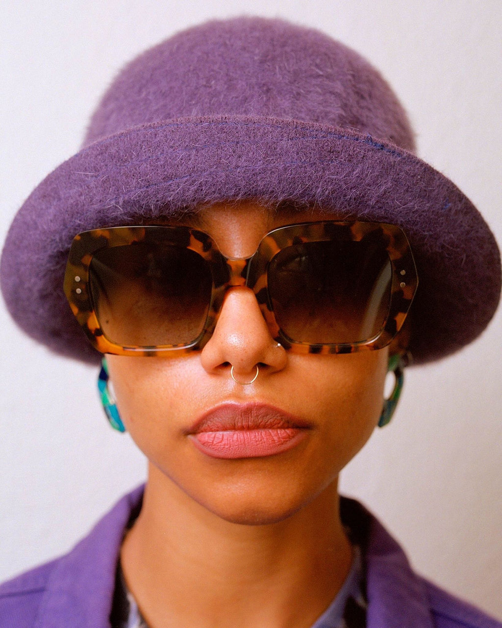 Kaia Havana - grey gradient lens