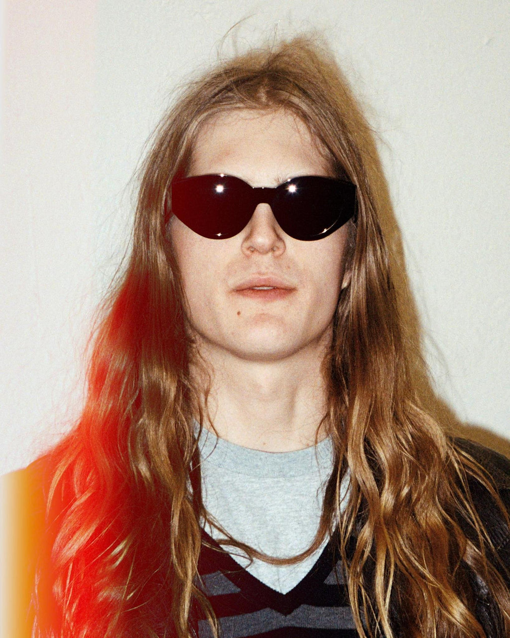 Polly Black - green solid lens