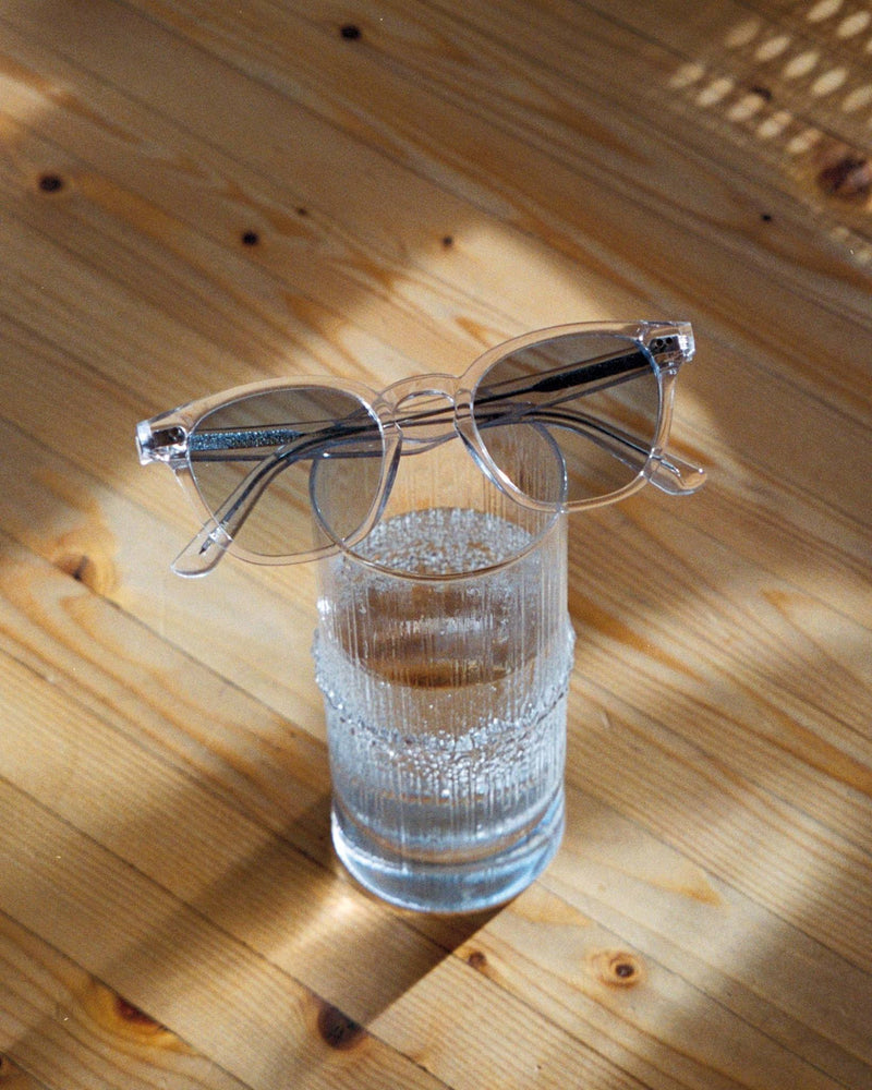 River Crystal - blue gradient lens
